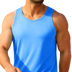 บริการ OEM เสื้อกล้ามผู้ชายแบบเรียบหรู สีพื้น ขนาดสั่งทำได้ สำหรับใส่กลางแจ้ง คุณภาพเยี่ยม เสื้อกล้ามผู้ชาย - Product Image 5