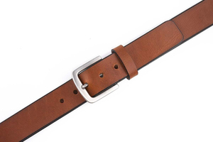 Cinturones de Cuero Genuino para Hombre, Accesorios de Moda, Cinturones de Cuero para Uso Casual y de Oficina, Cinturón de Cuero en Venta Hecho en Pakistán - Product Image 2