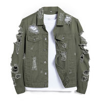 Nouvelle Veste en Jean Bleu Teint sur Mesure de Haute Qualité 2026 pour Hommes, Service OEM, Col Montant, Vintage, Anti-Bactérien, Logo Personnalisé, Hiver, Fermeture Avant