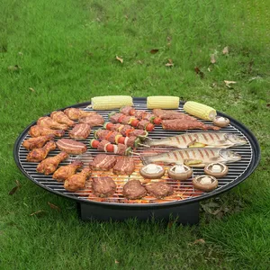 Brasero de Gas con Recorte Vertical y Arte Tribal, Brasero Indio de Acero Inoxidable, Decoración de Jardín Hecha a Mano de Alta Calidad - Product Image 2