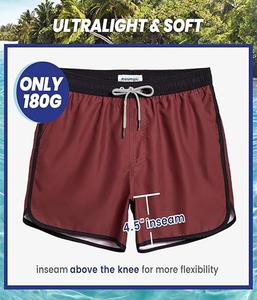 Pantalones Cortos de Alta Calidad, Sostenibles, con Cordón Elástico, de Secado Rápido, Corte Clásico, Hasta la Rodilla, Color Personalizado para Hombre - Product Image 2