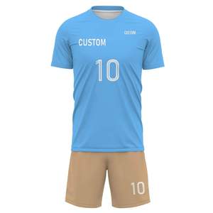 Uniformes de Fútbol Deportivos Profesionales para Hombre, Conjuntos Personalizables, 100% Poliéster, Transpirables, de Secado Rápido, Venta al Por Mayor, Servicio OEM - Product Image 2