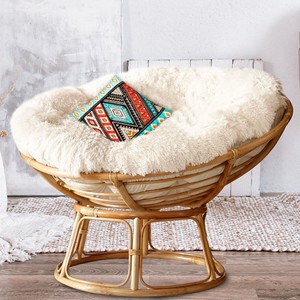 Modern style patio terrace furniture rattan papasan set with cushion lowest price <b>cane</b> bowl chair - Product Image 1