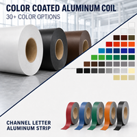 Bobine d'aluminium prélaquée sur mesure pour la découpe, le formage et la production de panneaux, avec largeur et couleur personnalisables