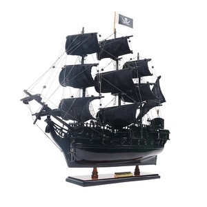 Barco Pirata de Perlas Negras Hecho a Mano, Modelo Pequeño Captain Line para Decoración de Hotel, Oficina, Hogar y Regalo - Contacto para Venta al por Mayor - Product Image 2
