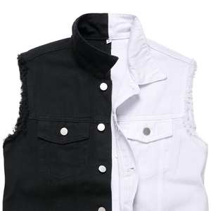 Wholesale Fashion <b>Men</b> Denim <b>Vest</b> Customized New Design Fashionable High Quality Best Price Jeans Cotton <b>Men</b> Denim <b>Vest</b> - Product Image 3