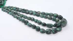 Cuentas de Esmeralda Natural AAA, Pepitas Lisas de 8x12-13x16 mm, Cuentas de Esmeralda de 16 Pulgadas con Forma de Gota, Cuentas de Esmeralda para Joyería - Product Image 3