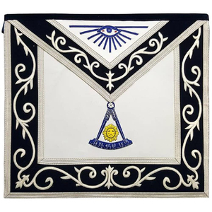 Delantal Masónico de Lujo Personalizado, Regalia de Logia Bordada en Cuero, Fabricante y Exportador - Product Image 2