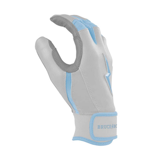 Qaswa Sports Professional High Performance Leather Bright Crimson Athletic Batting <b>Gloves</b> Velcro Closure Textured Palms XL XXL - Product Image 3