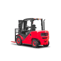 Chariot élévateur diesel de 4 tonnes et 5 tonnes avec moteur japonais en option pour l'utilisation en entrepôt industriel