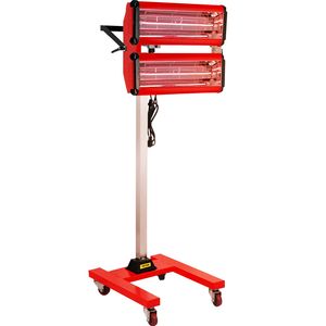 Lampada a infrarossi da 2000W per polimerizzazione vernici, asciugatrice a onde corte per carrozzeria auto, supporto per asciugatura vernici auto - Product Image 1