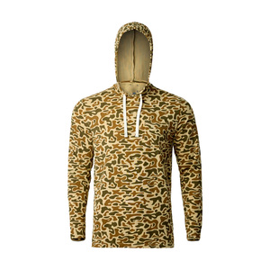 Camiseta de Pesca Impermeable de Secado Rápido con Capucha y Manga Larga, Protección Solar UPF 50, Tejido Elástico Ligero para Venta al por Mayor - Product Image 6