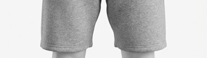 Shorts Bermuda en Coton Gris pour Homme, Couleur Unie, Décontracté, Taille Mi-Haute, Tricoté, Respirant, Coupe Classique - Product Image 4