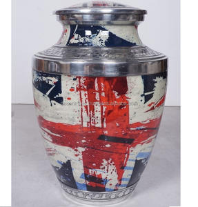 Urna Funeraria de Latón Metálico Ecológica Hecha a Mano con Diseño de Pájaro Hamming para Cenizas Humanas con Bolsa de Terciopelo, Acabado Moderno y Confortable - Product Image 2