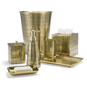 Elegantes conjuntos de baño de metal crean una decoración impecable que combina estilo sofisticado con funcionalidad y arte. - Product Image 1