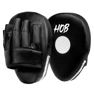 2026 Professional PU Leather Boxing Focus Mitts Flat Punching and Curved <b>Pads</b> for MMA Martial Arts Training - Product Image 1