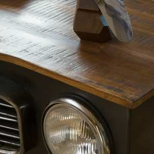 Escritorio Vandana Lyra Sierra de madera de acacia - Product Image 4