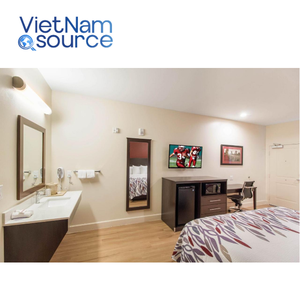 CaseGoods hôtel 5 étoiles de luxe personnalisé en usine ensemble de chambre d'hôtel cadre de lit King ensembles de chambre d'hôtel qualité supérieure pour Red Roof Inn - Product Image 3