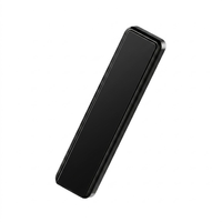 Briquet électrique USB rechargeable fin en métal, coupe-vent, sans flamme, portable, prix usine