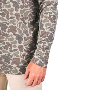 High Quality Polyester UPF50+ <b>Sunscreen</b> UV Quick Dry Breathable Long Sleeve Huk Performance Fishing Shirt - Product Image 6