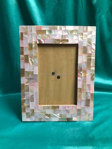 กรอบรูปไม้ MDF งานแฮนด์เมด สไตล์โมเดิร์น พิมพ์ลายซิลค์สกรีน พร้อมลายฝังกระดูก สำหรับตกแต่งบ้าน - Product Image 2