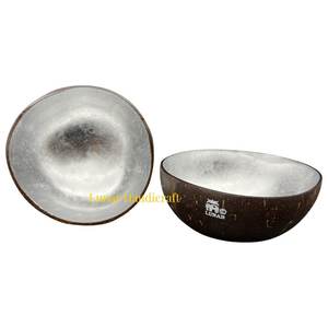 Cuenco de madera de cerámica natural ecológico hecho en Vietnam, plato de comedor de coco ligero con regalo de comedor de pulido de estilo europeo - Product Image 2