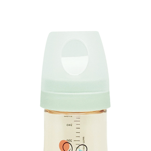 Biberón Bobdog con diseño de coche, color menta, 180 ml, anticólicos, sin BPA, cuello ancho, fácil de agarrar, tapa de fácil apertura, transparente, 0 meses - Product Image 3