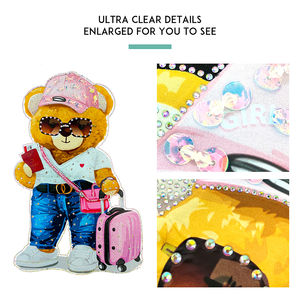 Camiseta informal de verano y primavera para mujer, de manga corta, cuello redondo, transpirable, de punto, con estampados de letras y animales. - Product Image 5