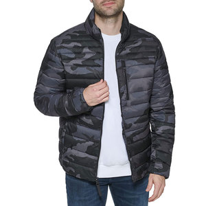 New Design Men's Puffer <b>Jacket</b> for Street Wear Winter Warm <b>Slim</b> <b>Fit</b> Bubble Style Stand Long Sleeves Canvas Plus Size Available - Product Image 1