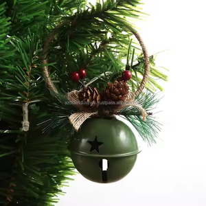 Juego de regalo de campana de hierro de Navidad de Año Nuevo, campanas decorativas colgantes, adornos, campanas decorativas colgantes - Product Image 5