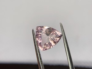 Turmalina Rosa Natural, Gema Facetada, Piedra Suelta para Joyería, Anillo, Colgante, Corte Trillón, Excelente, Grado Raro, Cambio de Color - Product Image 6