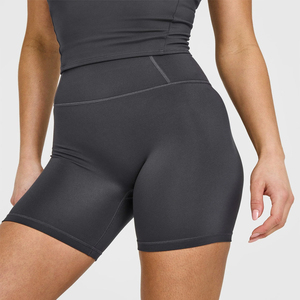 Pantalones Cortos de Yoga de Cintura Alta con Efecto Push-Up y Logo Personalizado para Mujer, Ideales para Gimnasio y Running - Product Image 4