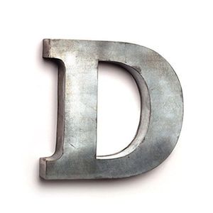 Letra R de Metal Galvanizado Industrial para Decoración de Pared, Letrero Grande con Letras del Alfabeto para Decoración de Hogar, Bodas, Fiestas y Eventos - Product Image 6