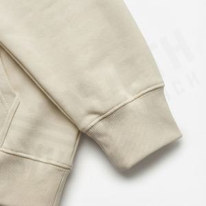 Premium <b>Men</b> <b>Cropped</b> Hoodie Oversized Fleece Custom Customized Colors Polyester Cotton Winter Wear Heavyweight Wholesale <b>Tops</b> - Product Image 6