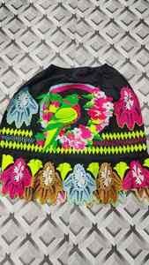 Faldas Personalizadas Bordadas de Alta Calidad con Diseño Floral de Pohnpei, Bordado Polinesio, para Mujer - Product Image 6