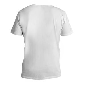 Camiseta de cuello en V para hombre, lisa, con estampado personalizado, de alta calidad, camiseta básica con cuello en V, ropa de gimnasio para hombre, OEM - Product Image 6