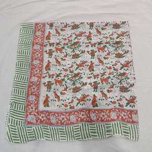 ผ้าซารองพิมพ์ลายบล็อกสั่งทำขายส่ง พร้อมตะเข็บเย็บอย่างดี ใช้เป็นชุดว่ายน้ำ ผ้าคลุมชายหาด กระโปรงชายหาด ผ้าพันคอ - Product Image 5