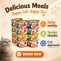 Nourriture humide pour chats en conserve MAIDOU, recette exclusive, 85g, saveur poulet de qualité supérieure, riche en protéines, sans colorants artificiels, pour la vente en gros