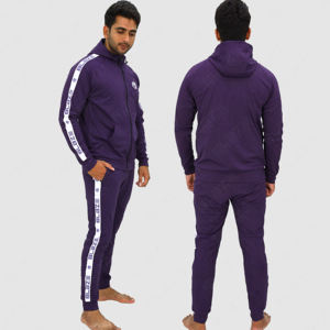 Cremallera Logotipo personalizado Sólido/Color de contraste La mejor calidad Chándales de entrenamiento y jogging de secado rápido con panel de Trabajo marca unisex - Product Image 5