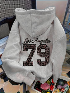 Sudadera con Capucha para Mujer, Diseño de Surf Australiano Bondi Beach EST 1851, Corte Holgado, Informal - Product Image 2