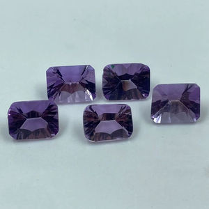 Piedra Preciosa de Amatista Natural, Corte Baguette Suelto, Alta Calidad, 8.69 Quilates, 7x9MM, Forma Rectangular para Joyería - Product Image 1