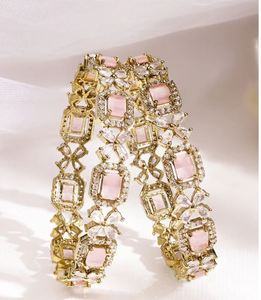 Pulseras de Latón Chapado en Oro para Mujer con Perlas de Imitación y Patrón Geométrico, Joyería Romántica para Fiestas, Certificadas por Terceros - Product Image 4