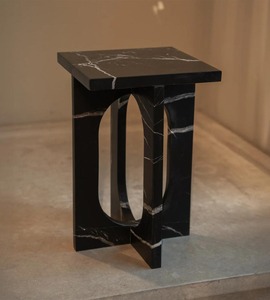 Mesa de Centro de Mármol Moderna de Alta Calidad, Diseño Minimalista, Muebles Hechos a Mano para Sala de Estar - Product Image 5