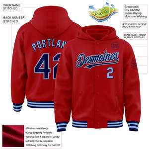 Veste de baseball premium, veste universitaire personnalisée, veste en molleton de coton brodée, fabricant et fournisseur de vêtements d'équipe - Product Image 2