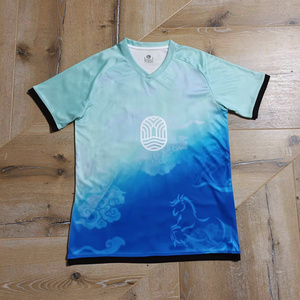 ชุดเสื้อฟุตบอลผู้ใหญ่คุณภาพพรีเมียม พิมพ์ลายดิจิตอลแบบซับลิเมชั่นตามสั่ง แห้งเร็ว ระบายอากาศได้ดี ยืดได้สี่ทิศทาง สำหรับทุกเพศ - Product Image 3
