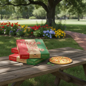 Cajas de Pizza de Cartón Corrugado Personalizadas de Vietnam, Impresión Offset, Ecológicas y Reciclables para Servicios de Comida para Llevar, Restaurantes de Comida Rápida - Product Image 4