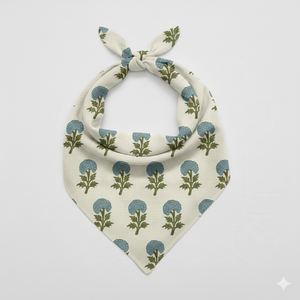 ผ้าคลุมศีรษะลายดอกไม้แบบชาวชาวชนเผ่าจากเมืองชัยปุระ ผลิตภัณฑ์เสื้อผ้าสตรี ร่วมผลิตโดยพันธมิตร - Product Image 4