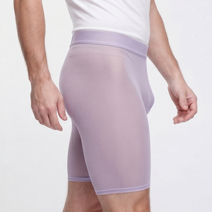Calzoncillos Cortos Transparentes para Hombre, Cintura Alta, 100% Poliéster, Shorts Transparentes, Shorts Sexys para Hombre - Product Image 2