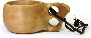 Natural Wooden Kuksa <b>Cup</b> Affordable Handmade Mug for Coffee Tea <b>Camping</b> Travel and Outdoor Use - Product Image 2