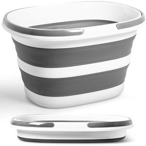 Cubo de Silicona Plegable de 16L con Asas, Diseño Plegable que Ahorra Espacio, para Limpieza, Lavandería, Almacenamiento, Camping, Uso Portátil - Product Image 1